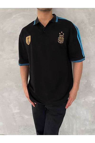 İLKCET MODA Μπλουζάκι Unisex Oversize Κέντημα Arg