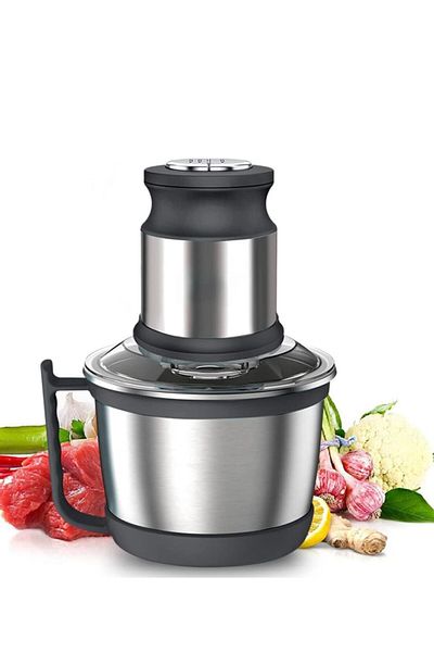 SOKANY Electric Meat Grinder 3L Stainless Steel Chopper for Meat Vegetables Fruits Nuts with 4 Blades