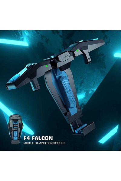Denx F4 Falcon Gaming Controller for iPhone iOS and Android with Plug and Play Feature without the Need for Connection
