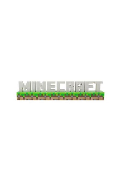 Paladone Lampa De Veghe Minecraft Logo, 42 cm, Multicolor