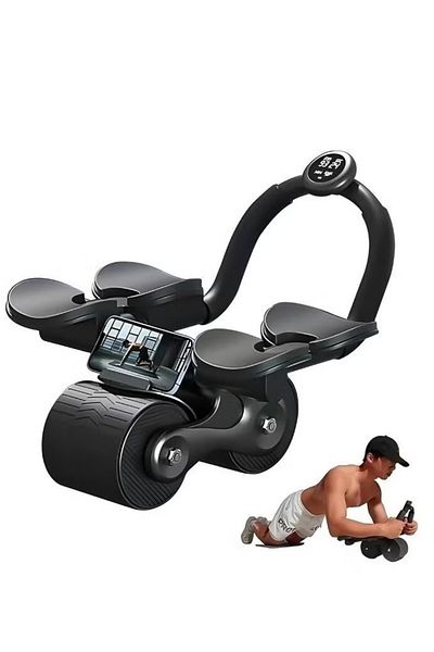 Primo Plus Automatic Rebound Abdominal Wheel,Ab Roller for Abdominal Exercise Machine,Abs Workout Equipment