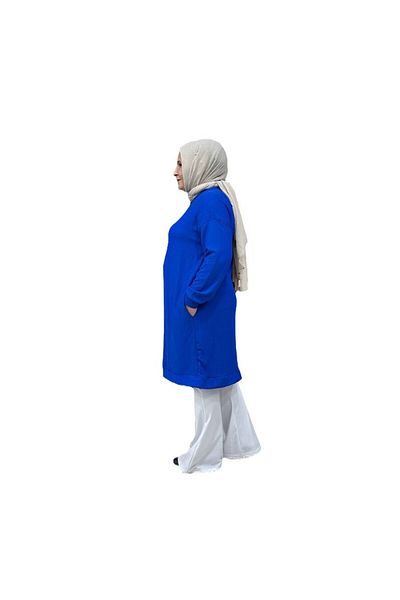 Sevda Kılınç Plus Size Wrap Tunic