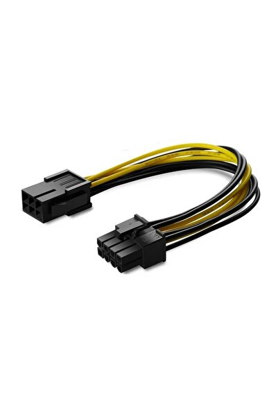 Koodmax 6 Pin To 8 Pin Ekran Kartı Mining Kart Bakır Power Güç Kablosu