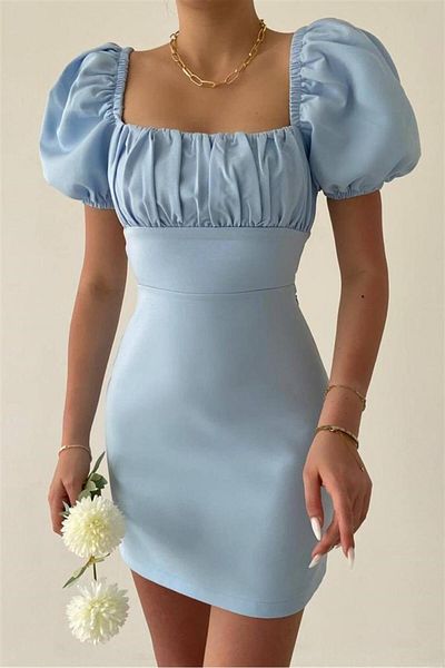 HASYAMORE Rochie mini pentru femei fără spate