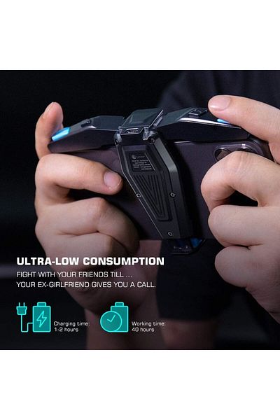 Denx F4 Falcon Gaming Controller for iPhone iOS and Android with Plug and Play Feature without the Need for Connection