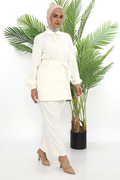 TUNİK Women's Double Tunic Suit with Pants