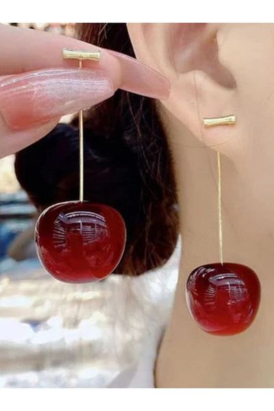 SYGGY Cercei Cherries, model cirese grena / burgundy, Syggy