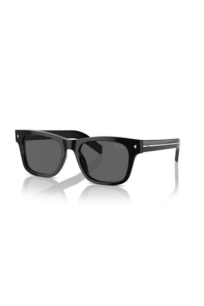 Prada Man Rectangle Sunglasses- Pr A17s - Lense Size:51mm - Black