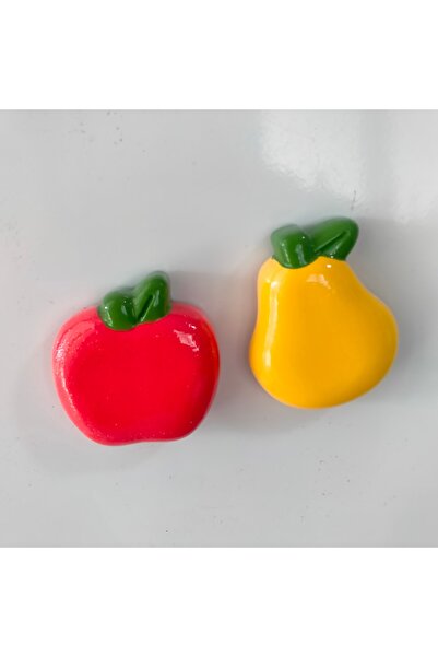 Minihobiev Elma , armut ikili magnet , magnet biblo , dekoratif aksesuar , bu...