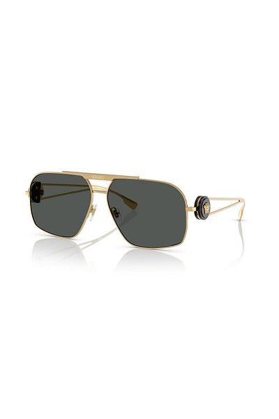 Versace Man Irregular Sunglasses- Ve 2269 - Lense Size:62mm - Gold