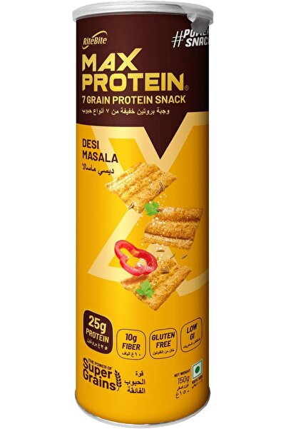 Max Protein رقائق ديسي ماسالا 150 جرام عبوة من قطعتين