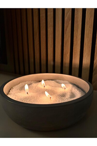 Concrete Bowl Powder Candle Gift
