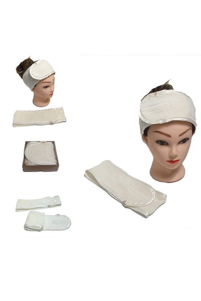 SYAZE Bamboo Towel Fabric Satin Bias Hair Band – Face Washing & Skin Care