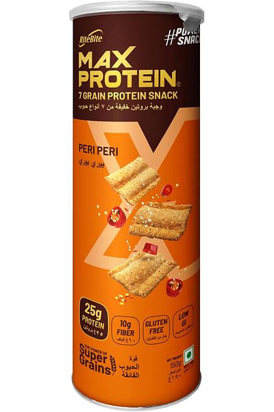 Max Protien Max Protein Chips Peri Peri 150G Pack of 2
