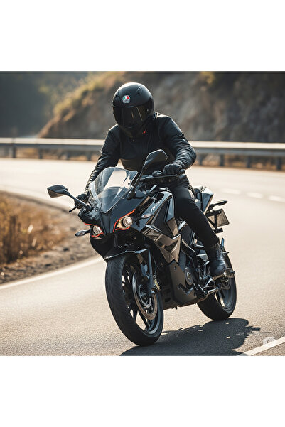 Bajaj Pulsar RS200 / NS200 Uyumlu Aerodinamik Ön Kanatlar Modifiye Winglet (Sağ/Sol Takım) - Siyah