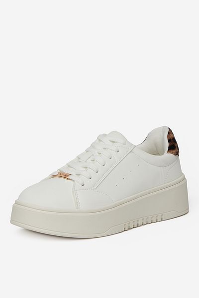 DeeZee Teniși damă Low White Flat 37