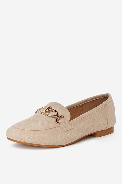 DeeZee Pantofi sport bej cu talpă joasă Lords pentru femei, mărimea 40