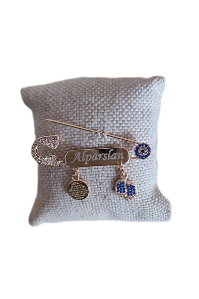 Coating Name Blue Gemstone Baby Collar Needle 5 Cm Cloth 1102