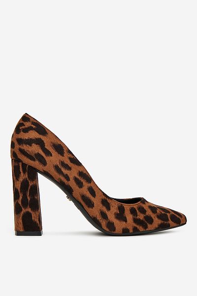 DeeZee Women's Pumps Low Brown Heel 40