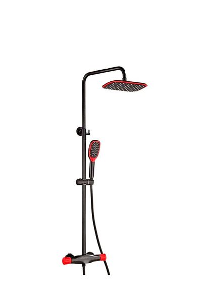 Blackswan Design Baterie dus, Blackswan, Tip M62.9, model negru/ rosu, dimensiune 36.5 cm