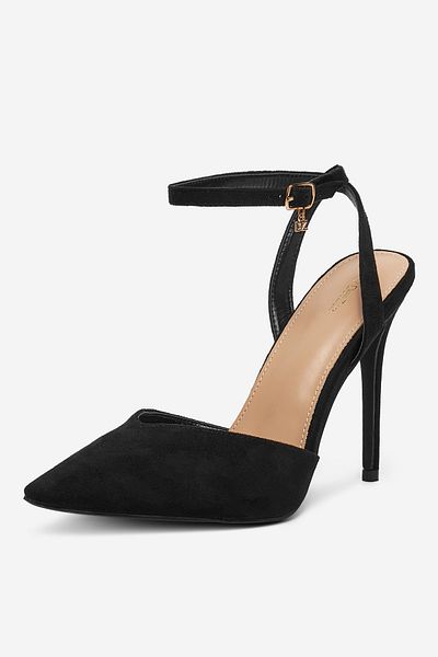 DeeZee Women's Pumps Low Black Stiletto Heel 38