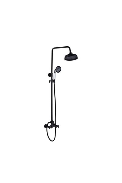 Blackswan Design Baterie dus, Blackswan, Tip M17.7 cu ceramica, model negru antichizat, dimensiune 20 cm