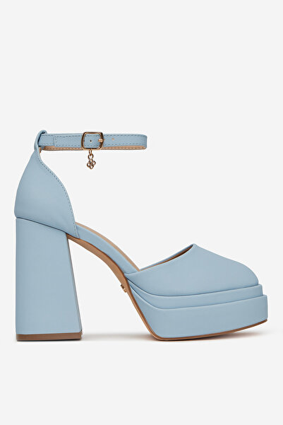 DeeZee Women's Low Pumps Blue Heel Platform 40