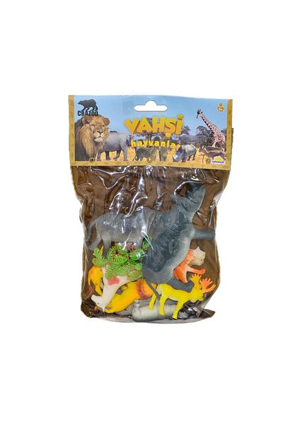 Skygo 0711 Wild Animals Bagged Animal Play Set Medium Size