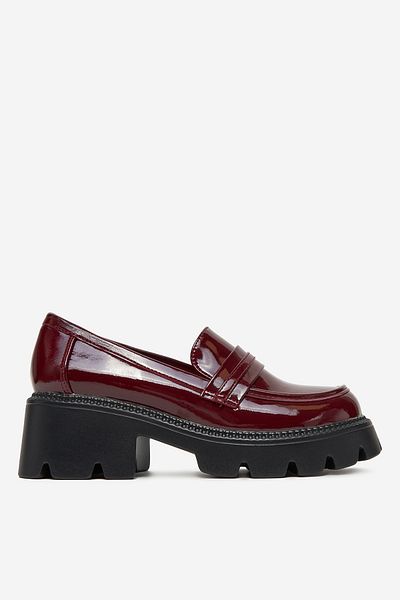 DeeZee Women's Loafers Low Red Flat 38