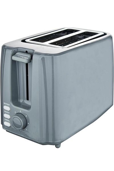 sonashi 2 Slice Bread Toaster 750W with 7 Browning Levels Defrost Reheat Cancel Cool Touch Crumb Tray