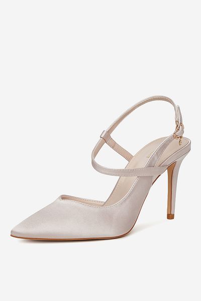 DeeZee Women's Pumps on a high heel low pink stiletto 38