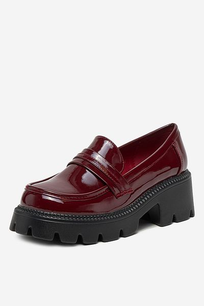 DeeZee Women's Loafers Low Red Flat 38