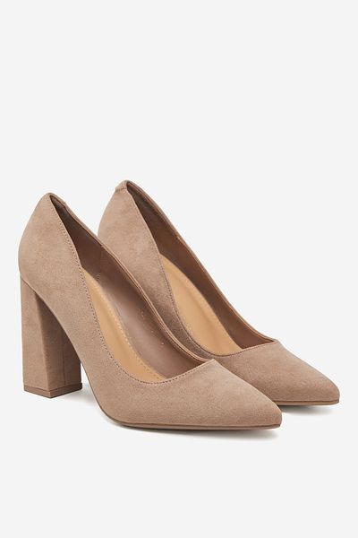 DeeZee Women's Pumps Low Brown Heel 39