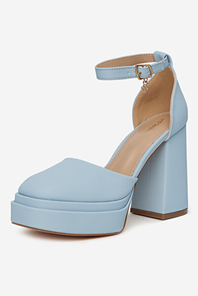 DeeZee Women's Low Pumps Blue Heel Platform 40