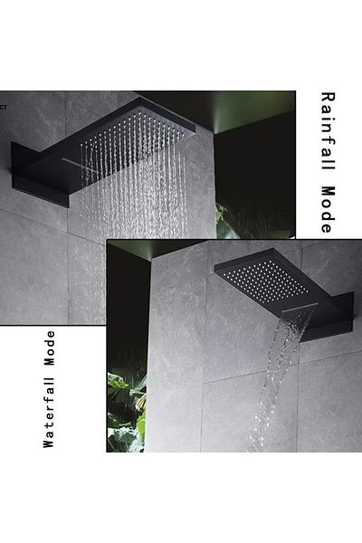 Blackswan Design Shower mixer set, Blackswan, Type M73.11, matt black model, size 52 cm