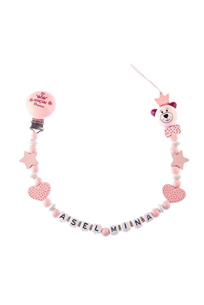 Sahi Aksesuar Sahi Aksesuar Isimli Emzik Zinciri - Emzik Askısı - Bebek Hediy...