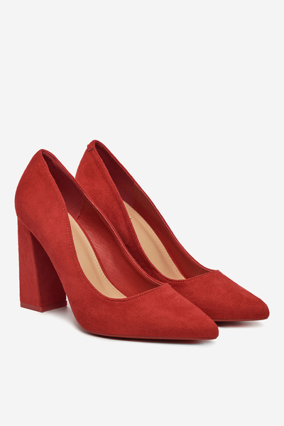 DeeZee Women's Pumps Low Red Heel 40