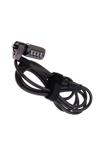OEM Cablu de securitate pentru laptop NEGRU