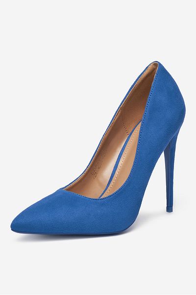 DeeZee Pantofi cu toc înalt și stiletto albastru, model 39, pentru femei