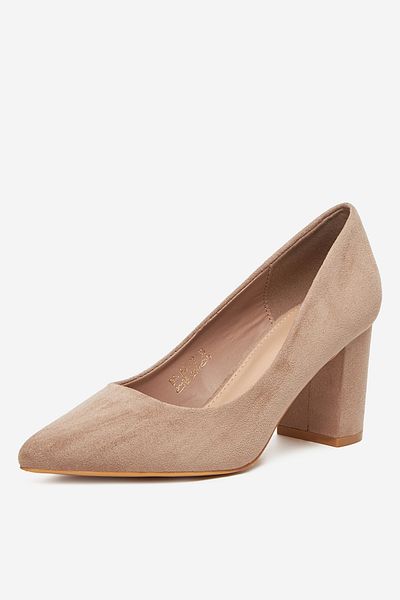 DeeZee Women's Pumps Low Brown Heel 40
