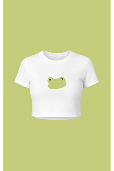 Altair Tr تي شيرت قصير مطبوع عليه ضفدع أبيض على Pinterest