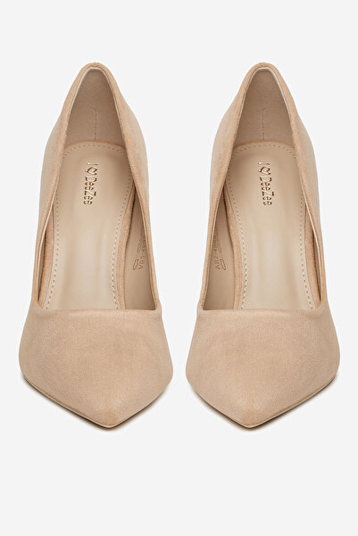 DeeZee Women's Pumps on a high heel low beige stiletto 36