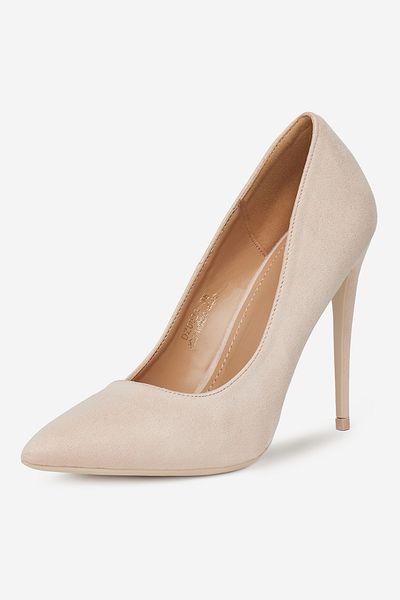 DeeZee Women's Pumps on a high heel low beige stiletto 41