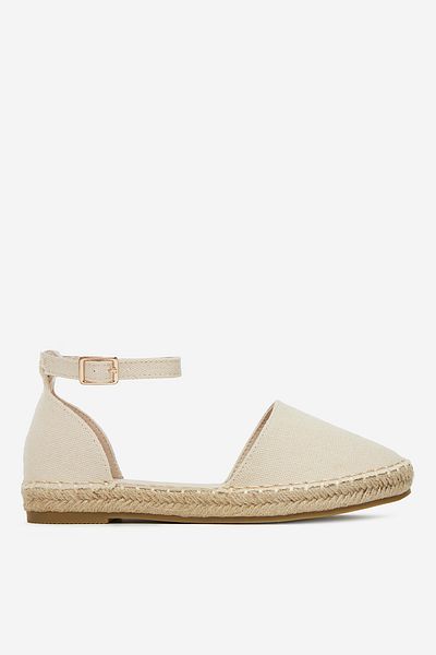 DeeZee Women's Espadrilles low beige flat 41