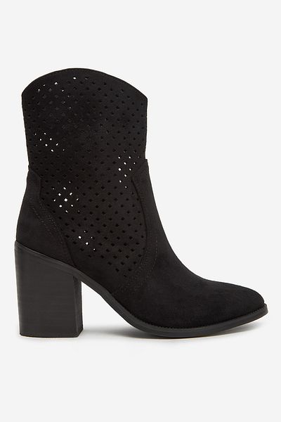 DeeZee Women's ankle boots high heel black heel 40