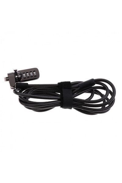 OEM Cablu antifurt pentru laptop - Cablu de securitate MYSTYLE pentru laptop NEGRU
