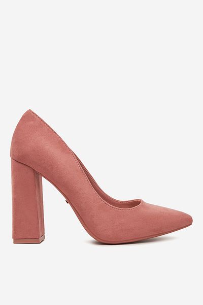 DeeZee Women's Pumps Low Pink Block Heel 41