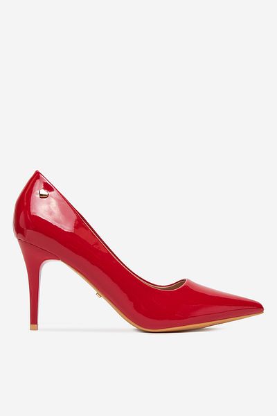 DeeZee Women's Pumps Low Red Stiletto Heel 36