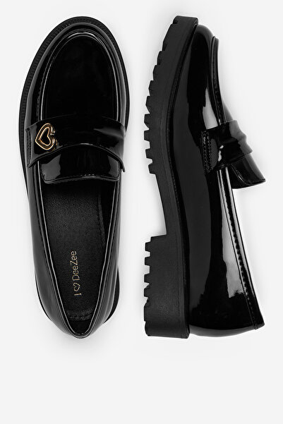 DeeZee Women's Loafers Low Black Flat 36