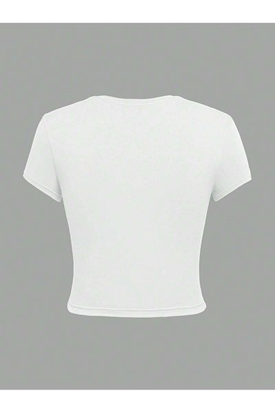 EVIus Tricou cu imprimeu pentru femei Social Media Killed Romance
